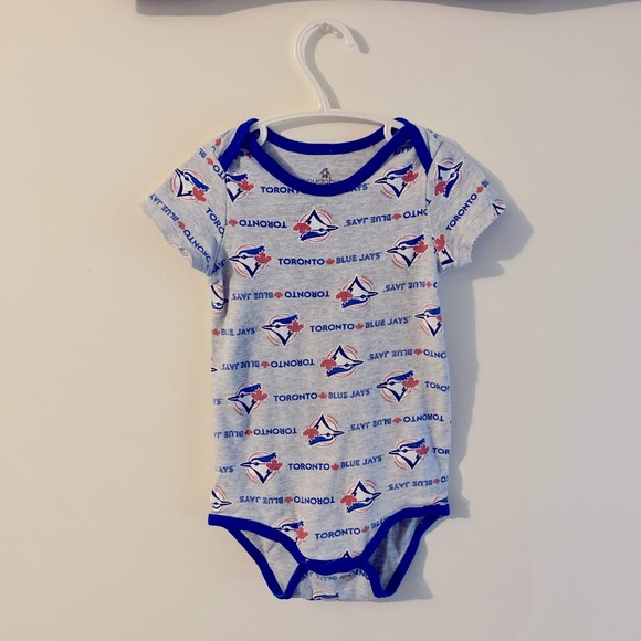 Snugabye • Toronto Blue Jays Baby Onesie 100% Cotton 18 Months - Picture 1 of 5